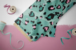 Lade das Bild in den Galerie-Viewer, Supersoft Premium Jersey &quot;Leolove&quot; teal mittel 0,5 m
