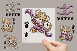 Lade das Bild in den Galerie-Viewer, Bügelbild "Leopard Zeit"
