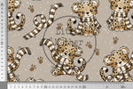 Lade das Bild in den Galerie-Viewer, Design "Leopard Zeit" beige 0,5 m
