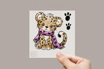 Lade das Bild in den Galerie-Viewer, Bügelbild "Leopard Zeit"
