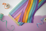 Lade das Bild in den Galerie-Viewer, Supersoft Premium Jersey &quot;Love and Peace&quot; Streifen 0,5 m

