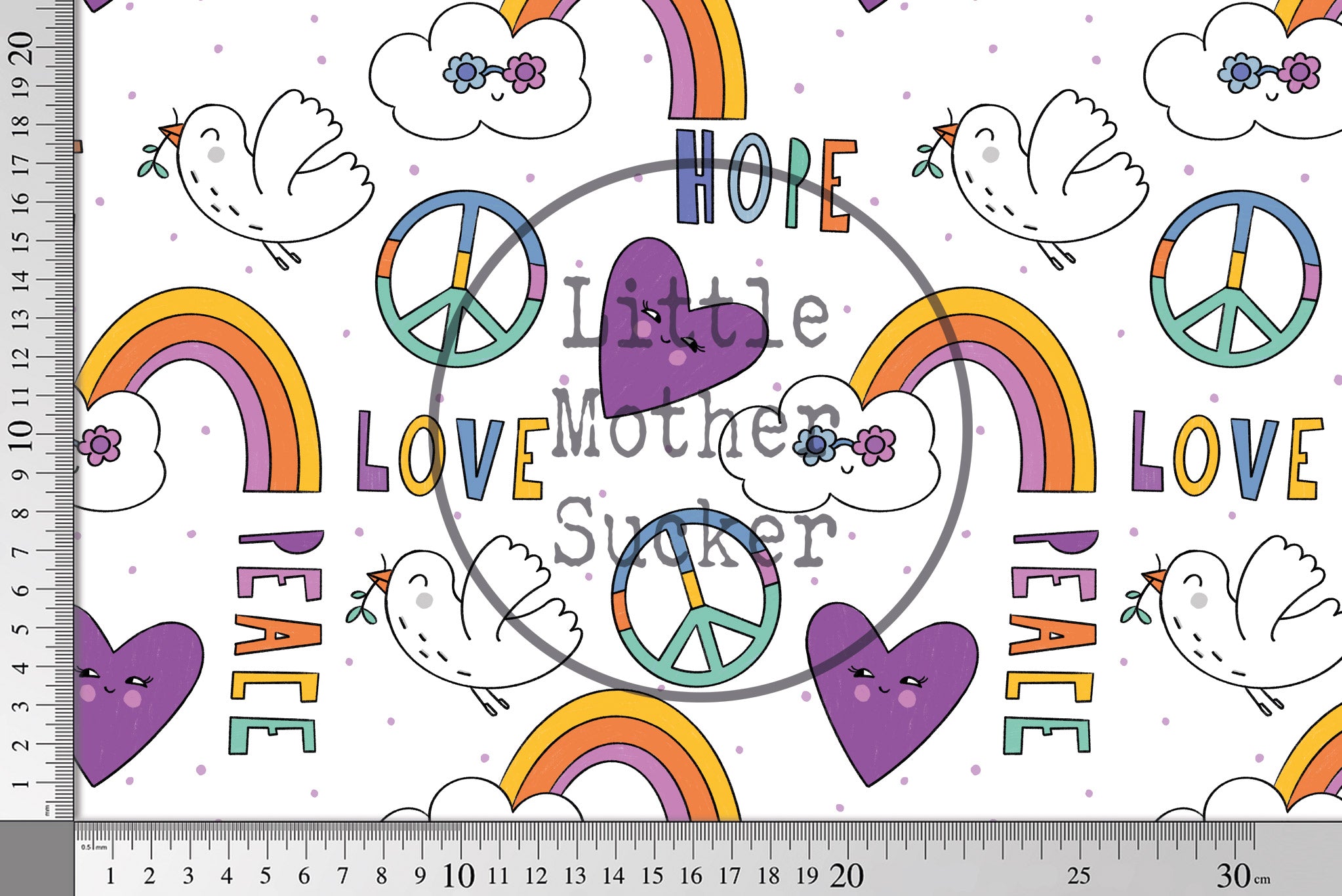 Design "Love and Peace" COLLECTION 0,5 m
