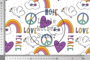 Design "Love and Peace" COLLECTION 0,5 m