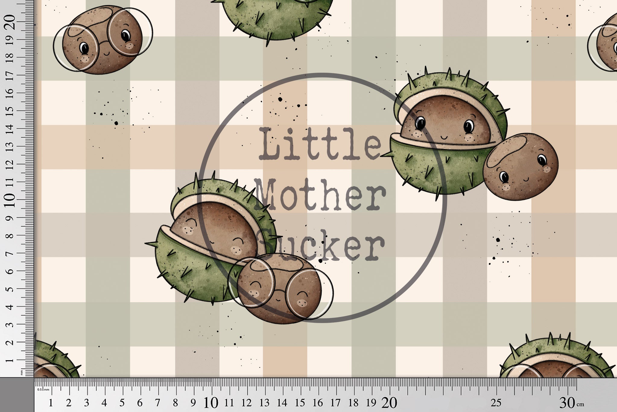 Supersoft Premium BIO French Terry "Maroni" groß 0,5 m