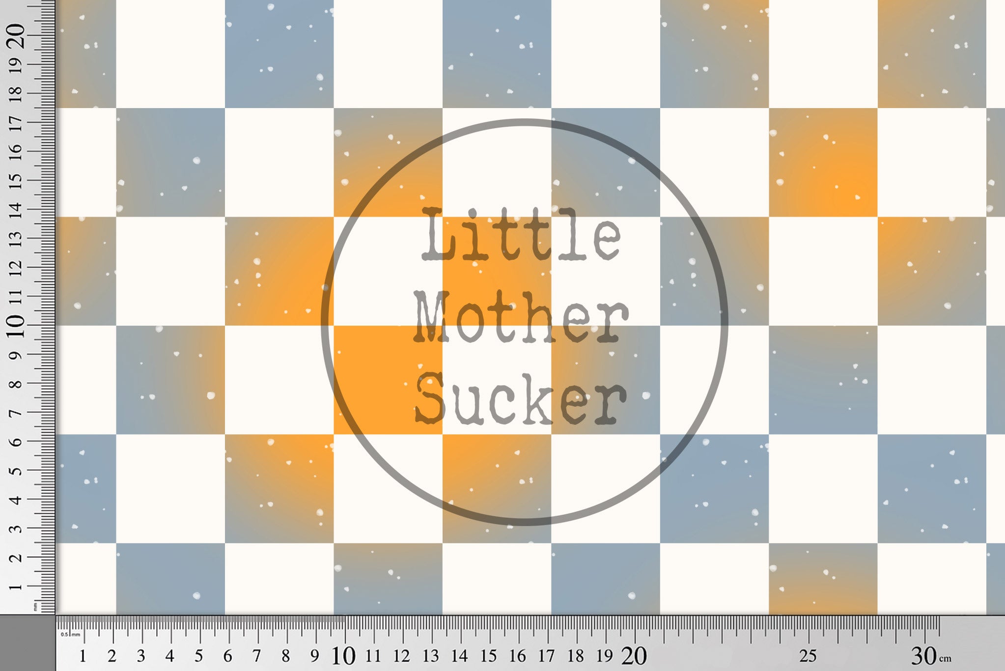 Supersoft Premium BIO French Terry "Marshies" Chess Kombi groß 0,5 m