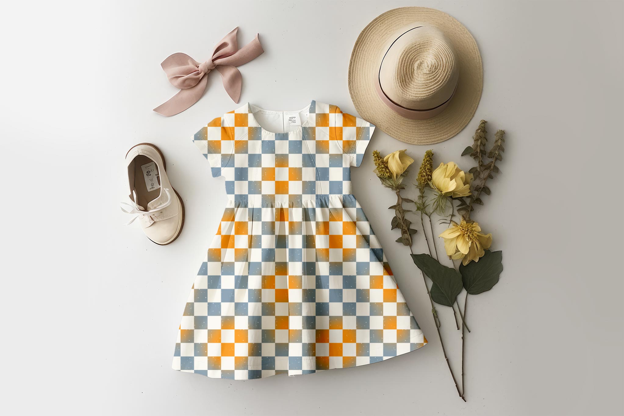 Supersoft Premium BIO French Terry "Marshies" Chess Kombi groß 0,5 m