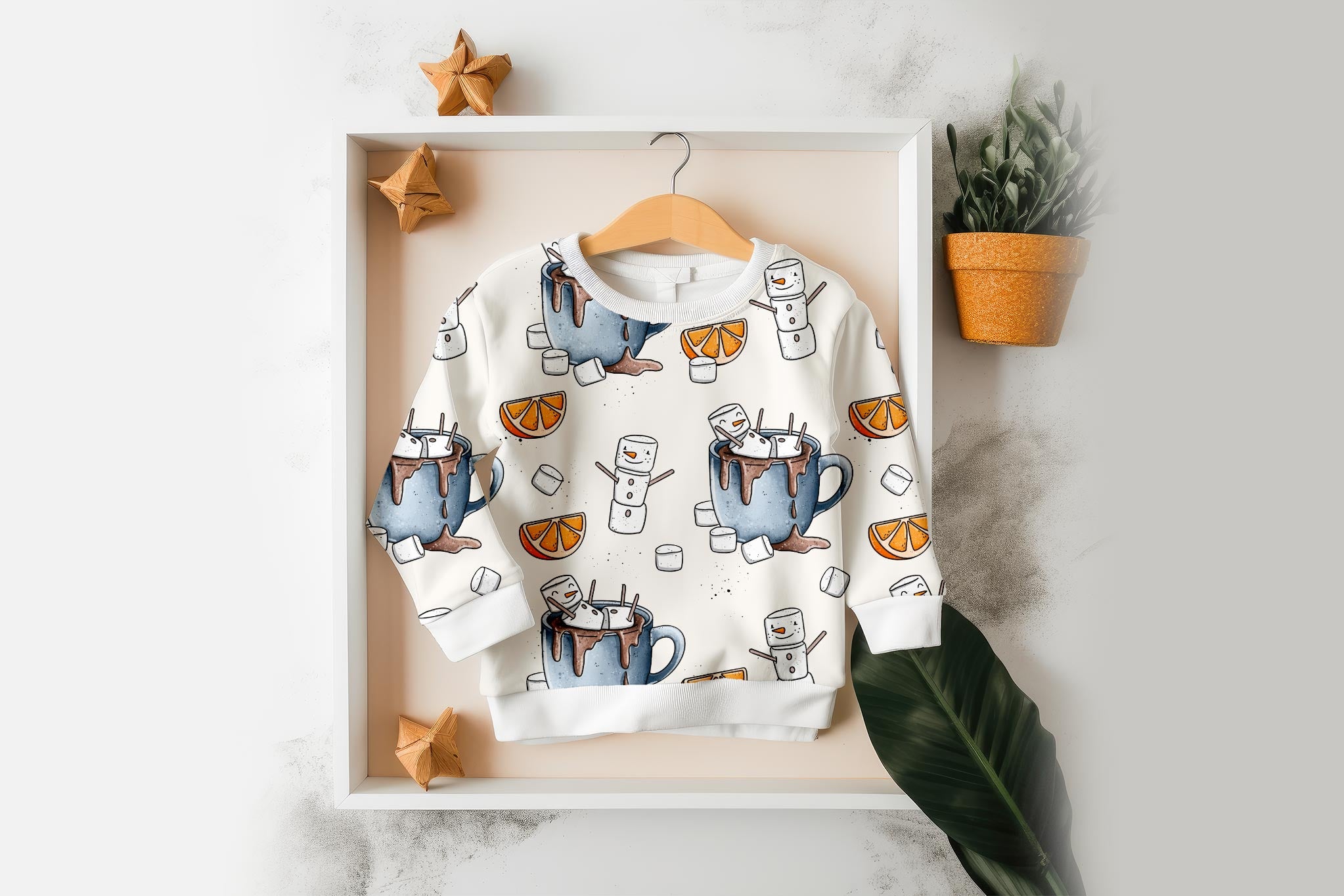 Supersoft Premium BIO French Terry "Marshies" Tassen groß 0,5 m