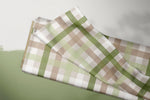 Lade das Bild in den Galerie-Viewer, Supersoft Premium BIO Jersey "Matcha Lover" Gingham 0,5 m
