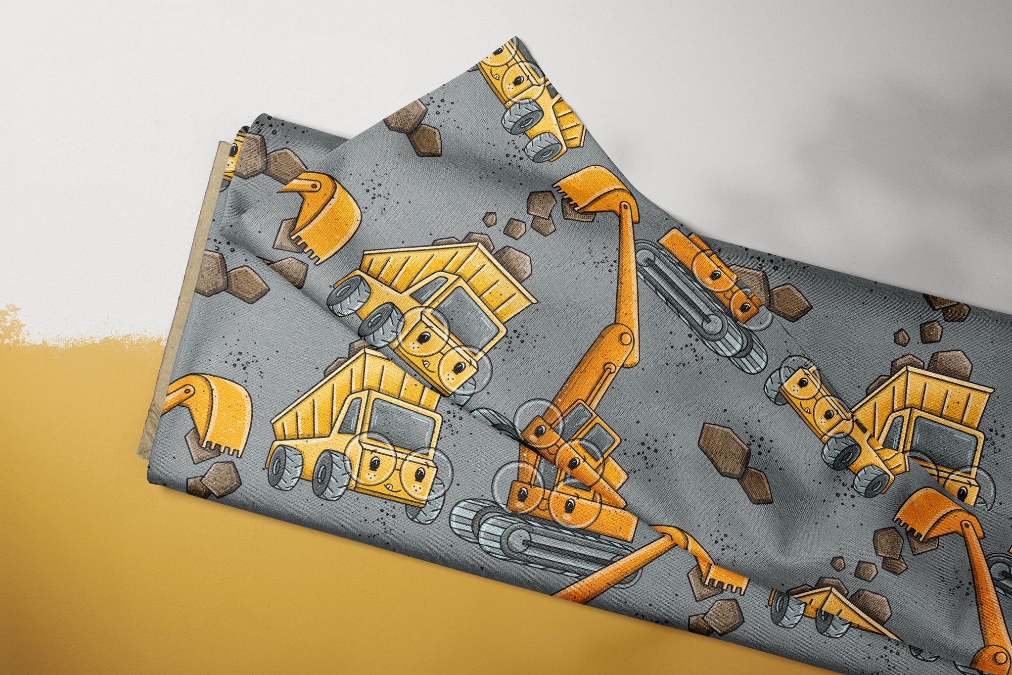 Supersoft Premium BIO French Terry "Mobile Team" groß 0,7 m Rest