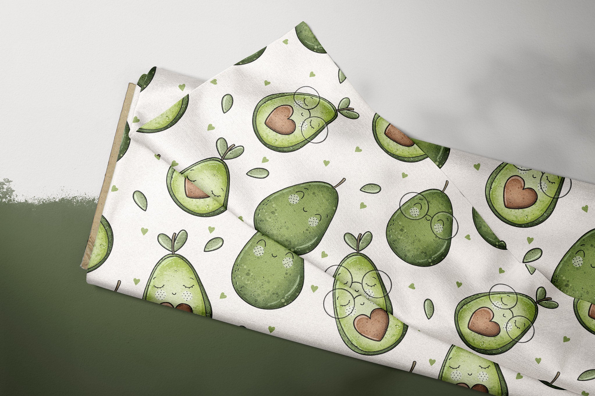 Supersoft Premium Jersey "Nikocado Avocado" groß 0,5 m