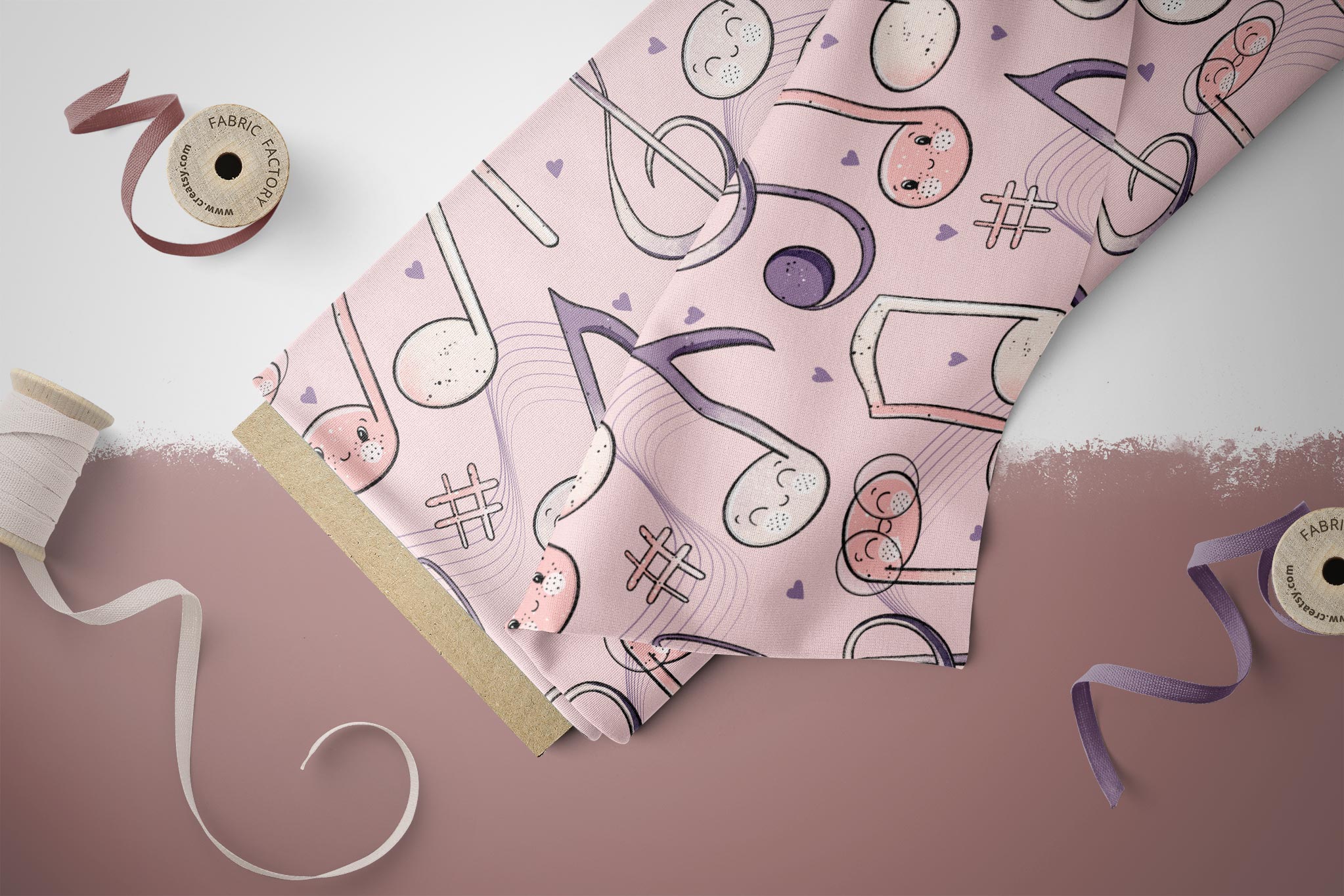 Supersoft Premium Jersey "Nötchen" rosa groß 0,5 m