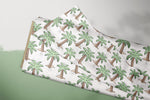 Lade das Bild in den Galerie-Viewer, Supersoft Premium BIO Jersey "Palmlein" klein 0,5 m
