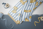 Lade das Bild in den Galerie-Viewer, Supersoft Premium BIO Jersey "Pasta Lover" groß 0,5 m
