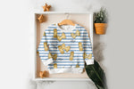 Lade das Bild in den Galerie-Viewer, Supersoft Premium BIO Jersey "Pasta Lover" groß 0,5 m
