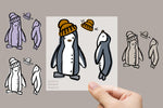 Lade das Bild in den Galerie-Viewer, Bügelbild "Pingu Parts"
