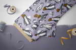 Lade das Bild in den Galerie-Viewer, Design "Pingu Parts" lila 0,5 m
