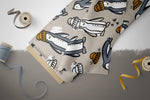 Lade das Bild in den Galerie-Viewer, Design "Pingu Parts" beige 0,5 m
