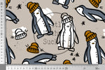 Lade das Bild in den Galerie-Viewer, Design "Pingu Parts" beige 0,5 m
