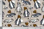 Lade das Bild in den Galerie-Viewer, Design "Pingu Parts" beige 0,5 m
