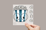 Lade das Bild in den Galerie-Viewer, Bügelbild "Popcorn Box"
