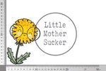 Lade das Bild in den Galerie-Viewer, Bügelbild &quot;Pustezahn und Löwenblume&quot; Löwenblume GLITZERND
