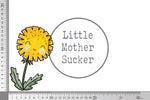 Lade das Bild in den Galerie-Viewer, Bügelbild &quot;Pustezahn und Löwenblume&quot; Löwenblume GLITZERND
