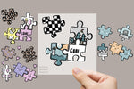 Lade das Bild in den Galerie-Viewer, Bügelbild "Puzzle Leben"
