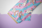 Lade das Bild in den Galerie-Viewer, Design &quot;Rainbow Unicorn Kitty&quot; 0,5 m
