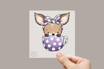 Lade das Bild in den Galerie-Viewer, Bügelbild "Reh Lina"
