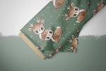 Lade das Bild in den Galerie-Viewer, Supersoft Premium BIO Jersey "Rehkitz Rita" Reh waldgrün groß 0,5 m
