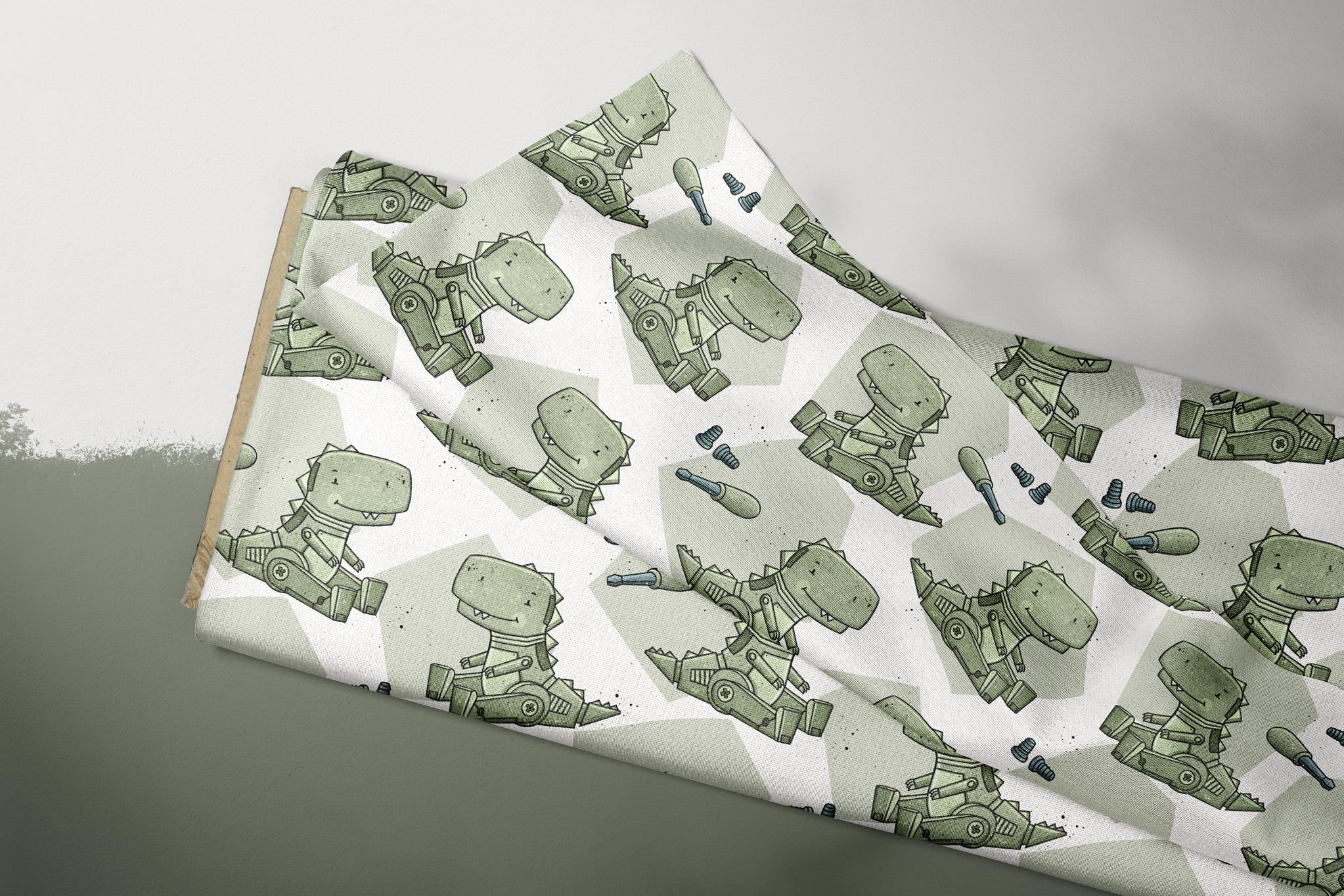 Supersoft Premium French Terry "Rexi Robi" klein 0,5 m