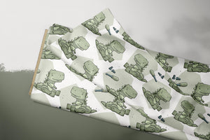 Supersoft Premium French Terry "Rexi Robi" klein 0,5 m
