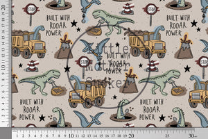 Supersoft Premium French Terry "Roar Power" beige 0,9 m Rest