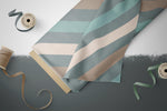 Lade das Bild in den Galerie-Viewer, Supersoft Premium French Terry &quot;Ryu&quot; Neutral Streifen Groß 0,5 m
