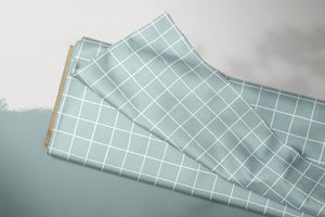 Supersoft Premium French Terry "School Time" Grid 0,5 m