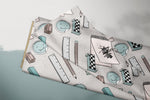 Lade das Bild in den Galerie-Viewer, Supersoft Premium French Terry &quot;School Time&quot; groß 0,5 m
