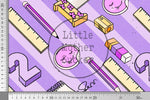 Lade das Bild in den Galerie-Viewer, Design "School Time" lila 0,5 m
