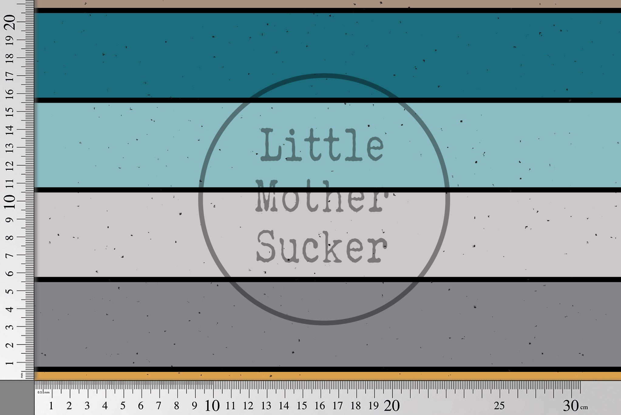 Design "ABCDEFG" Schreibzeug Teal COLLECTION 0,5 m