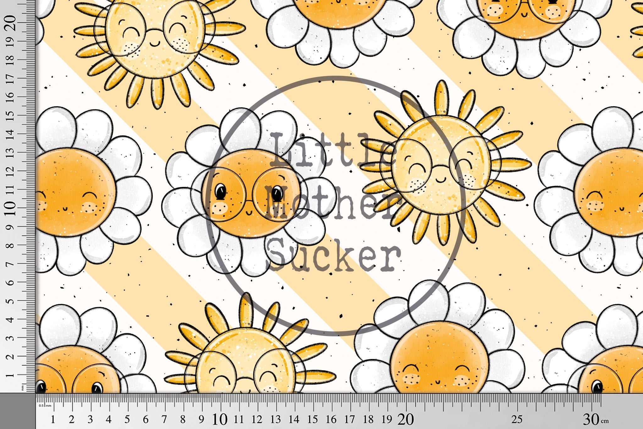 Supersoft Premium Jersey "Sonnenblümchen" groß 0,5 m