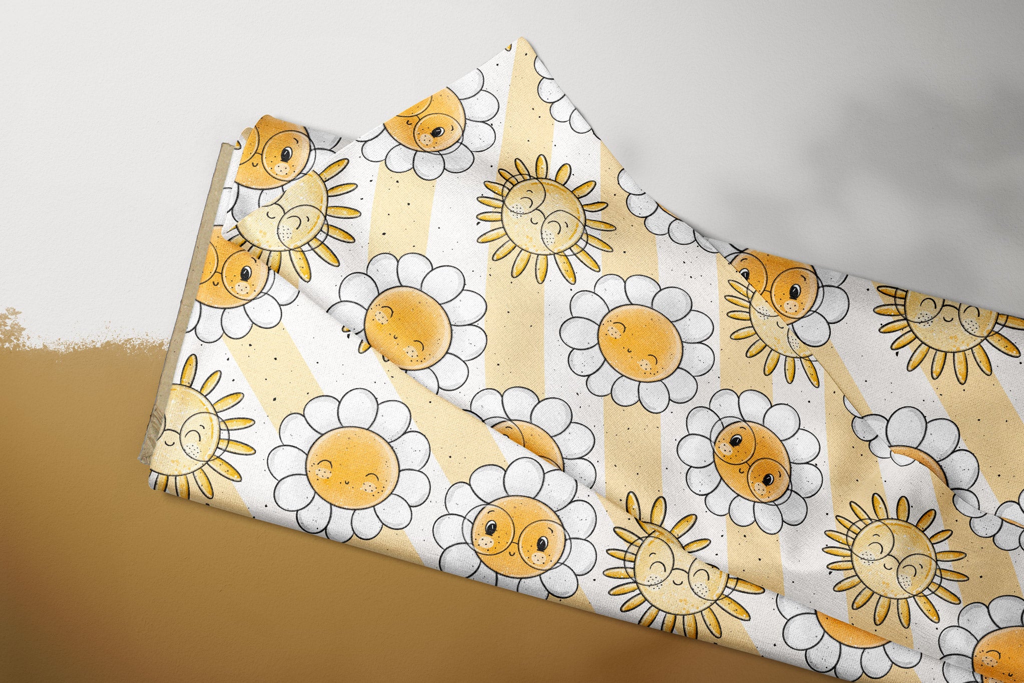 Supersoft Premium Jersey "Sonnenblümchen" groß 0,5 m