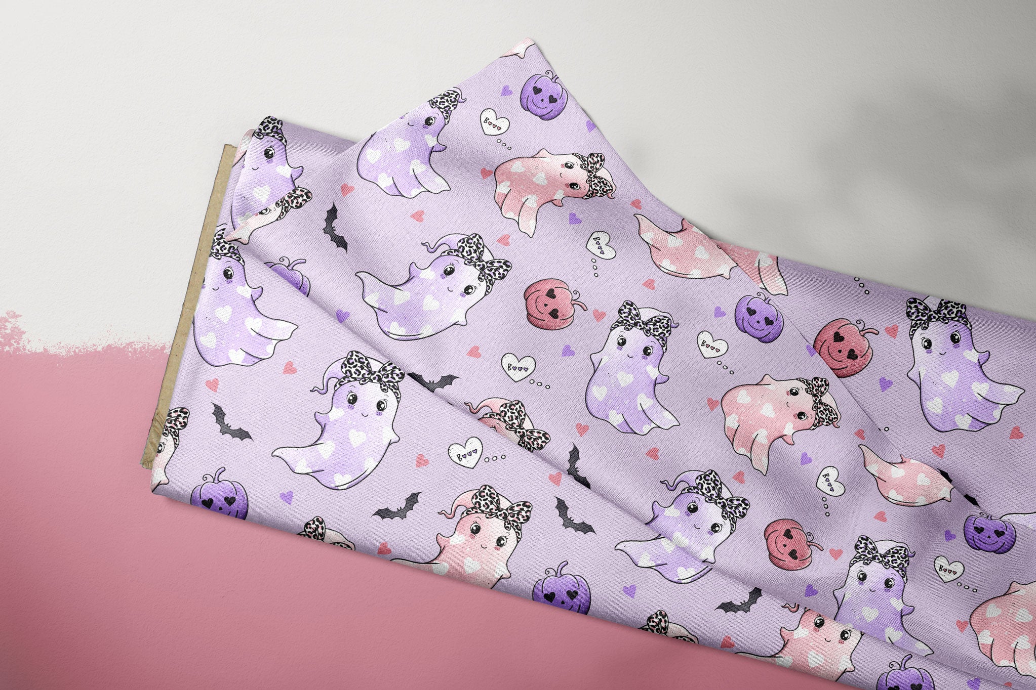 Supersoft Premium BIO Jersey "Spooky Fun" Girl klein 0,5 m