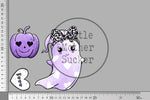 Lade das Bild in den Galerie-Viewer, Bügelbild "Spooky Fun girl" 3er Set GLITZERND
