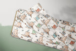 Lade das Bild in den Galerie-Viewer, Supersoft Premium BIO Jersey "Strandtag" bunt klein 0,5 m

