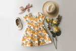 Lade das Bild in den Galerie-Viewer, Supersoft Premium BIO Jersey "Summer Drinks" Orange groß 0,5 m
