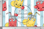 Lade das Bild in den Galerie-Viewer, Supersoft Premium French Terry &quot;Summer Drinks&quot; Drinks groß 0,5 m
