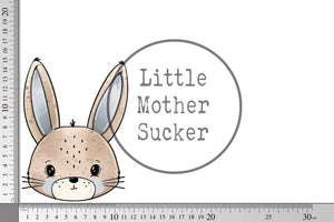 Rub-on Sticker "Sunny Bunny" boy Augen offen