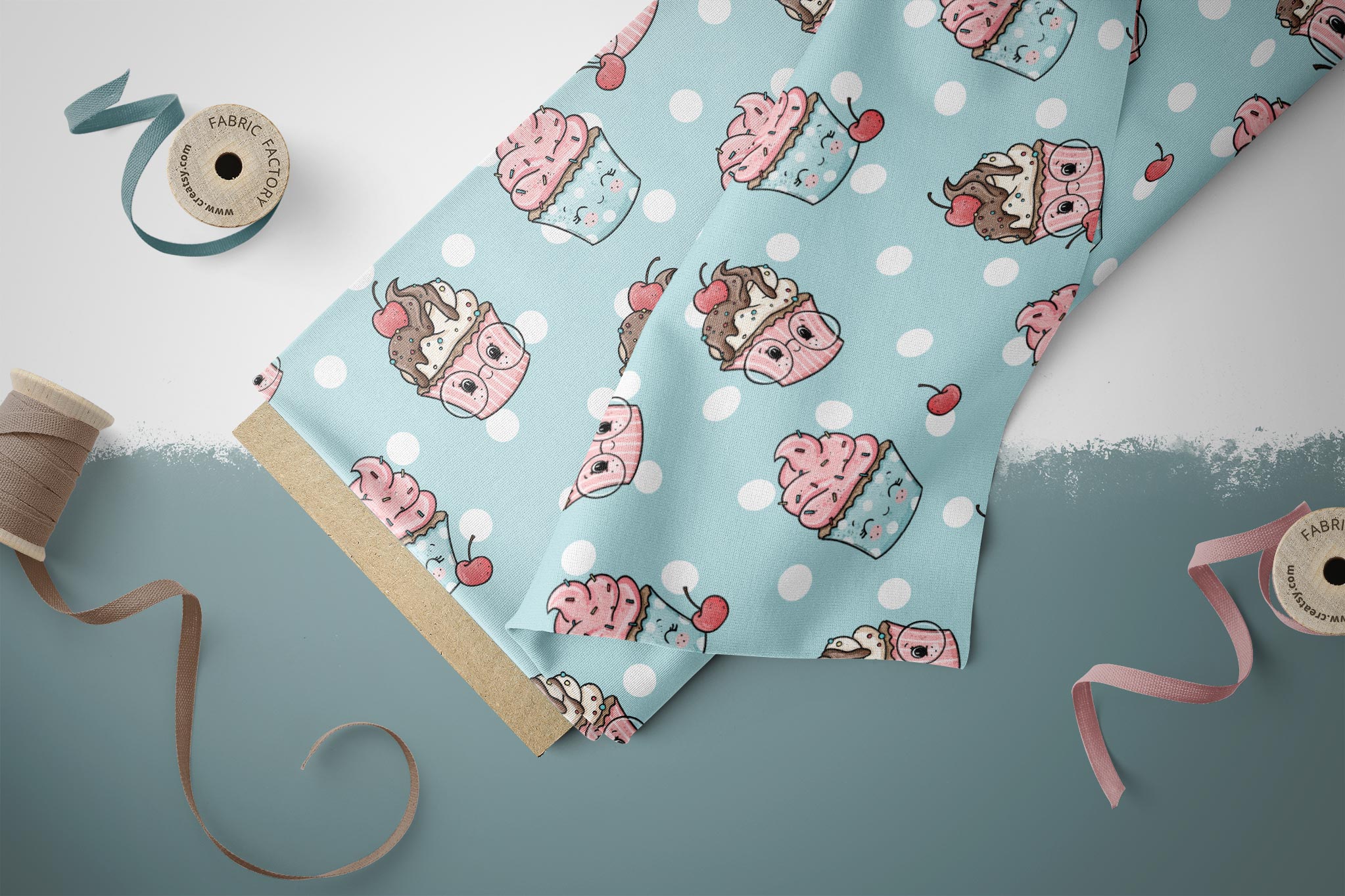 Design "Sweet Cupcakes" 0,5 m
