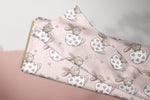 Lade das Bild in den Galerie-Viewer, Supersoft Premium French Terry &quot;Tassenhase&quot; rosa groß 0,5 m
