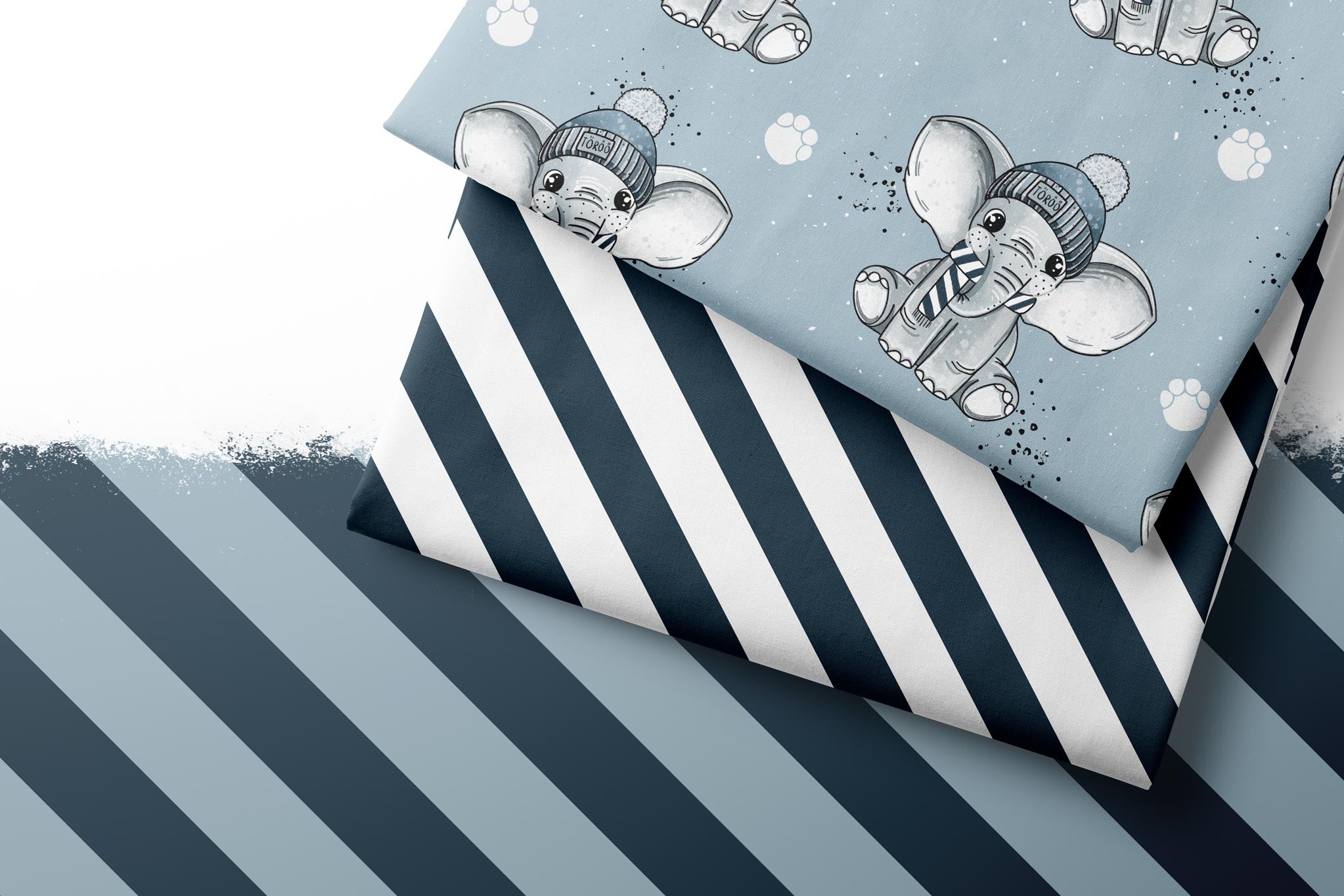 Supersoft Premium Jersey "Töröö" Streifen dunkel klein 0,5 m