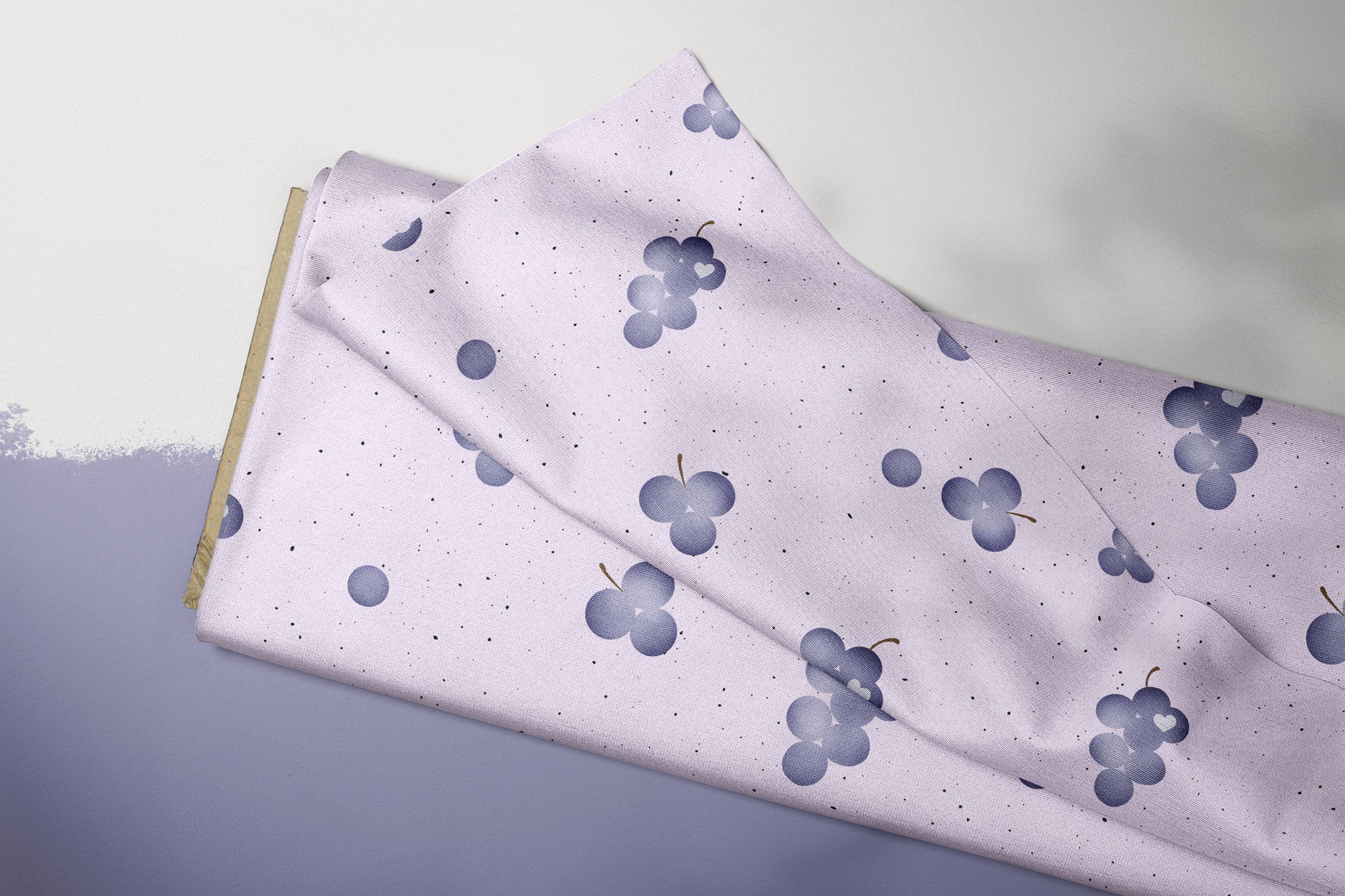 Supersoft Premium Jersey "Traubenherz" Trauben 0,5 m